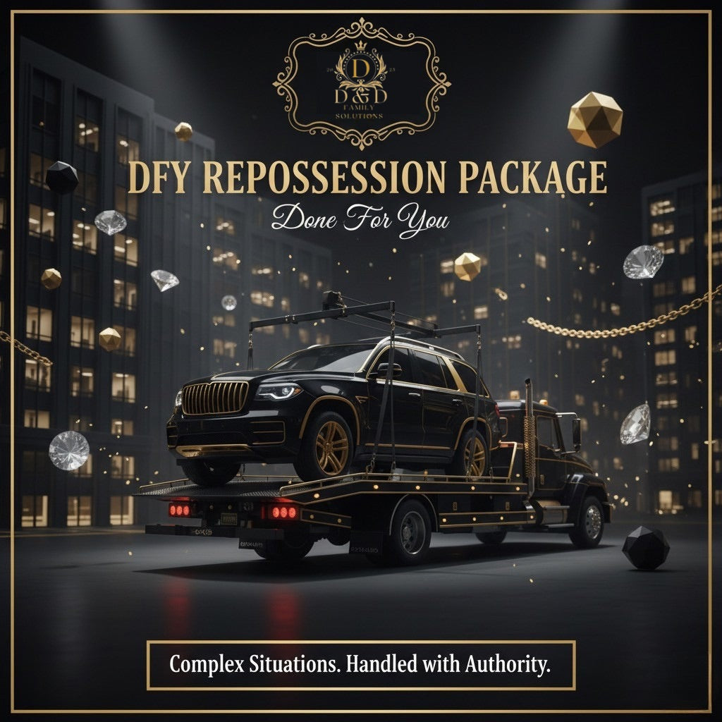 DFY Repossession Package
